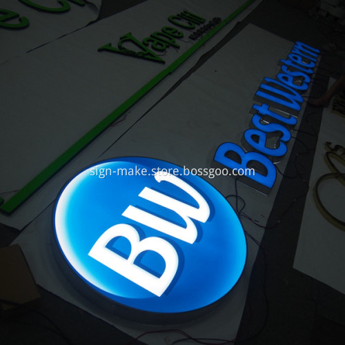 Outdoor Led Business Sign Channel Letter